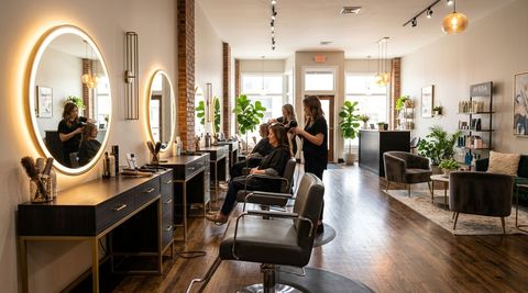 Illustration of Fringe Salon, beauty salon in Winona, MN
